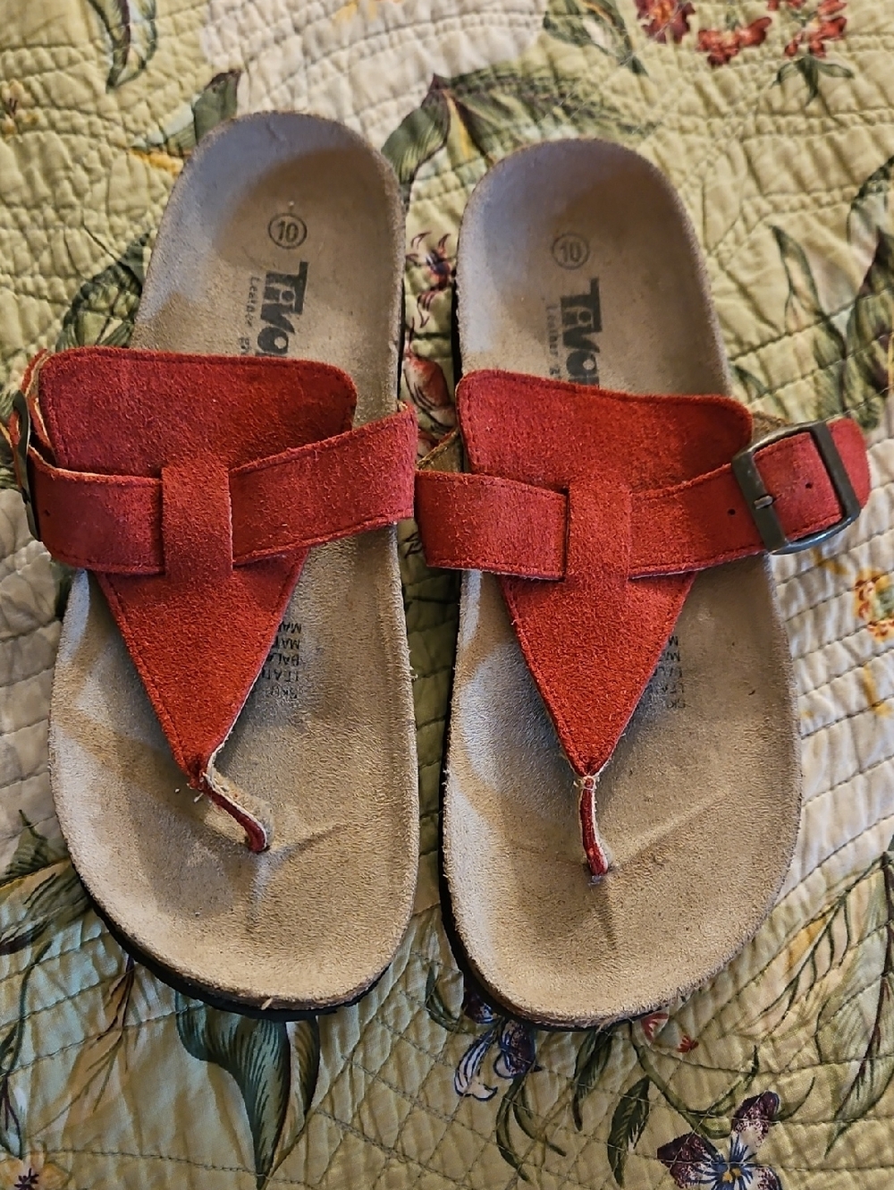 Tivoli Leather Sandals Size 10